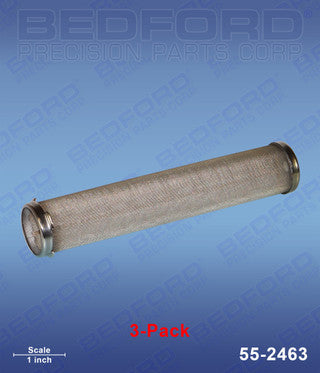 Bedford Outlet Filters, 3-pack, 60 Mesh, Long (238437)