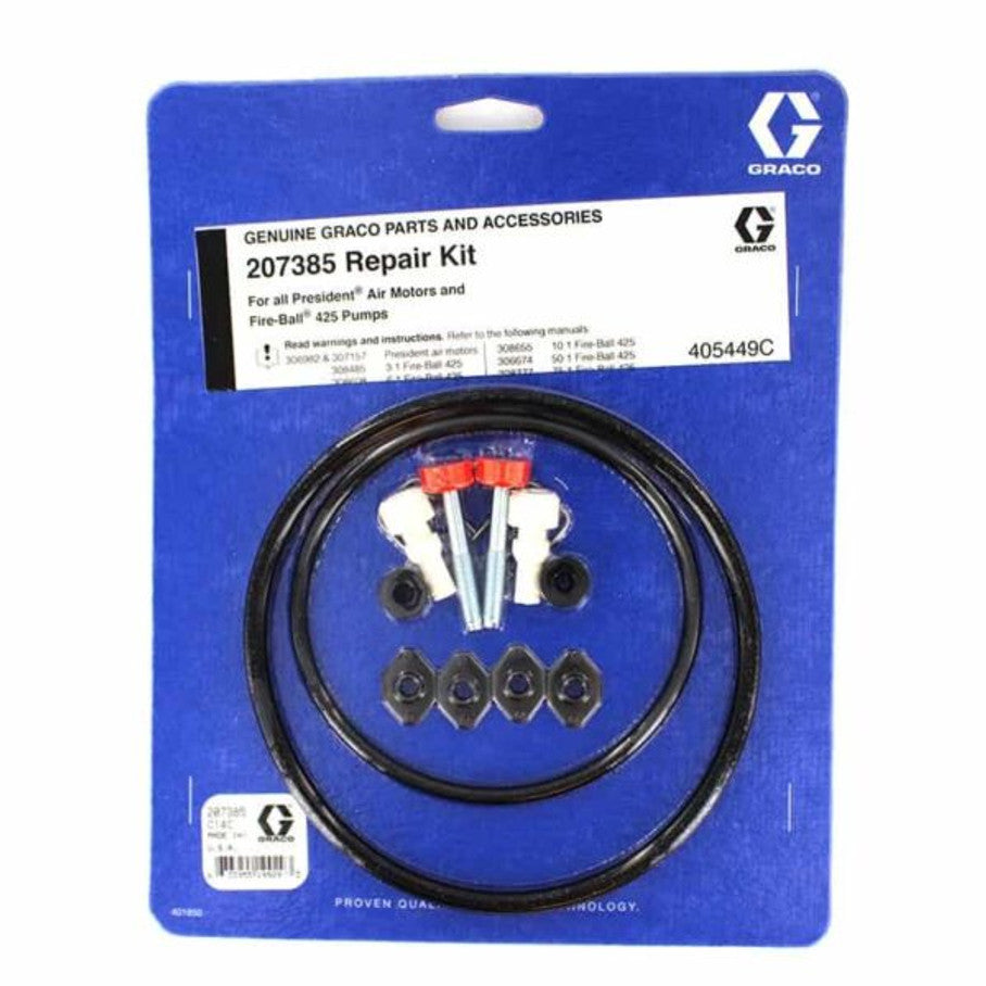 Graco Air Motor Repair Kit for President Air Motors & Fireball 425 Pumps (207385)